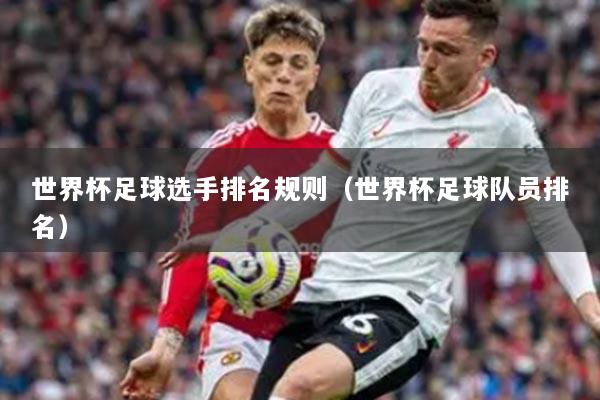 世界杯足球选手排名规则（世界杯足球队员排名）
