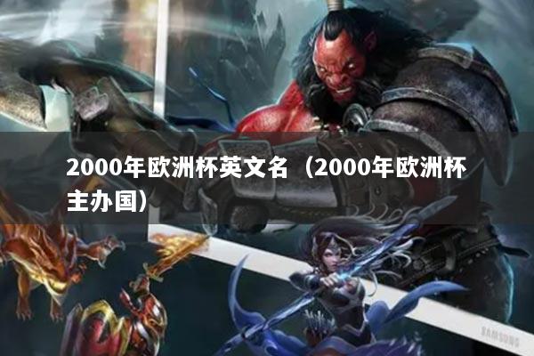 2000年欧洲杯英文名(2000年欧洲杯主办国)